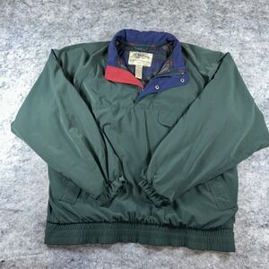 Tourney Gore-Tex Pullover Jacket Men's Large Green Waterproof Golf‎ Hiking 90s